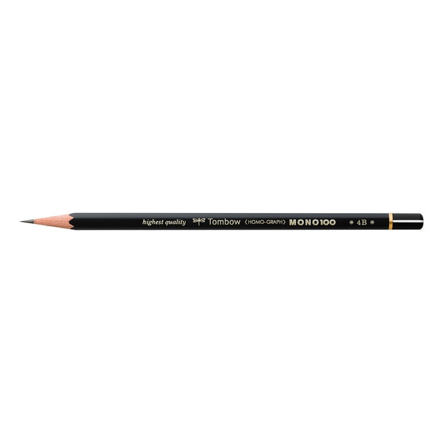 Lápiz de Grafito Premium MONO 100 Dureza 4B Tombow.