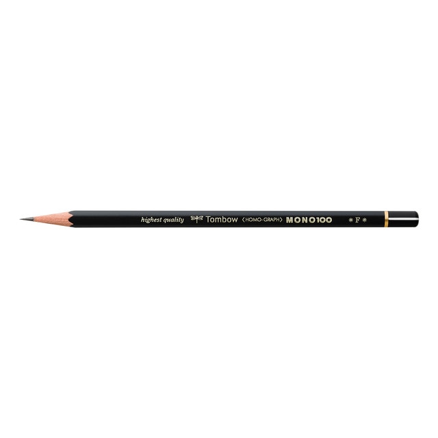 Lápiz de Grafito Premium MONO 100 Dureza F Tombow.