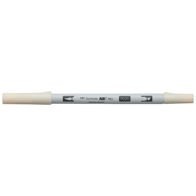 Rotulador Dual Brush ABT PRO Base Alcohol Doble Punta Tombow Peach 020.
