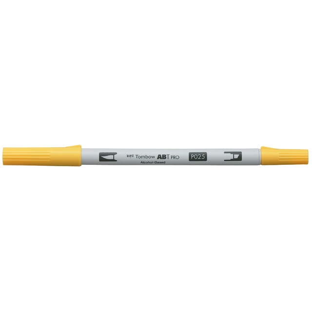 Rotulador Dual Brush ABT PRO Base Alcohol Doble Punta Tombow Light Orange 025.