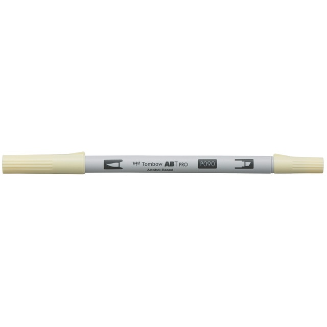 Rotulador Dual Brush ABT PRO Base Alcohol Doble Punta Tombow Baby Yellow 090.