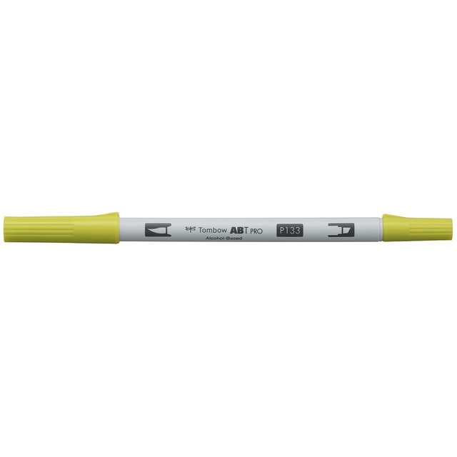 Rotulador Dual Brush ABT PRO Base Alcohol Doble Punta Tombow Chartreuse 133.