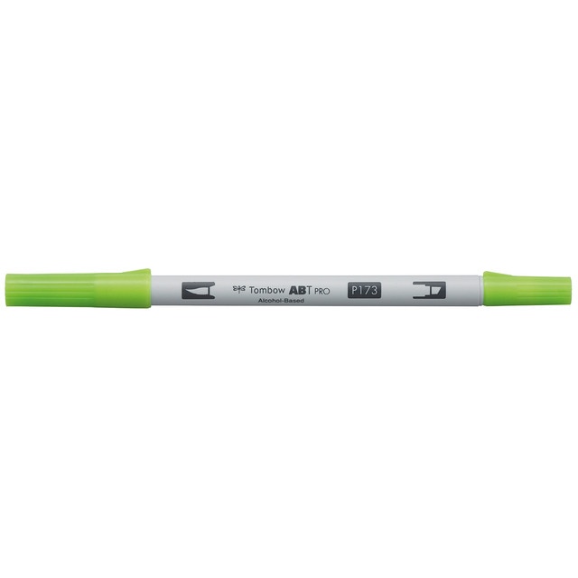 Rotulador Dual Brush ABT PRO Base Alcohol Doble Punta Tombow Willow Green 173.
