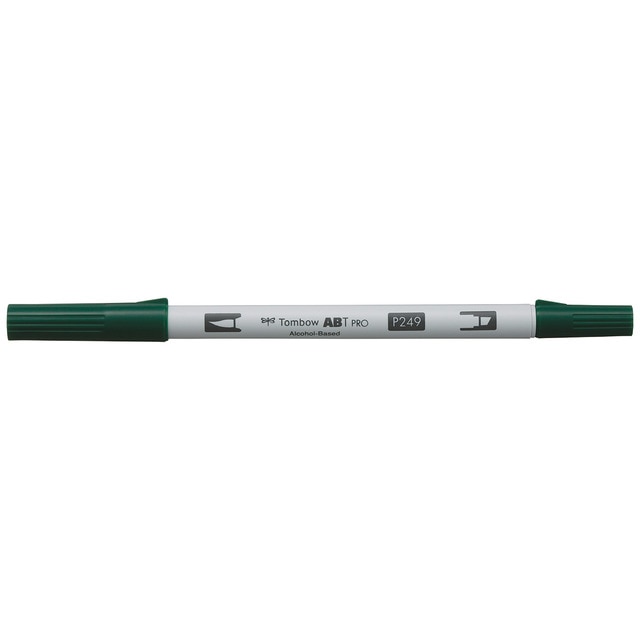 Rotulador Dual Brush ABT PRO Base Alcohol Doble Punta Tombow Hunter Green 249.