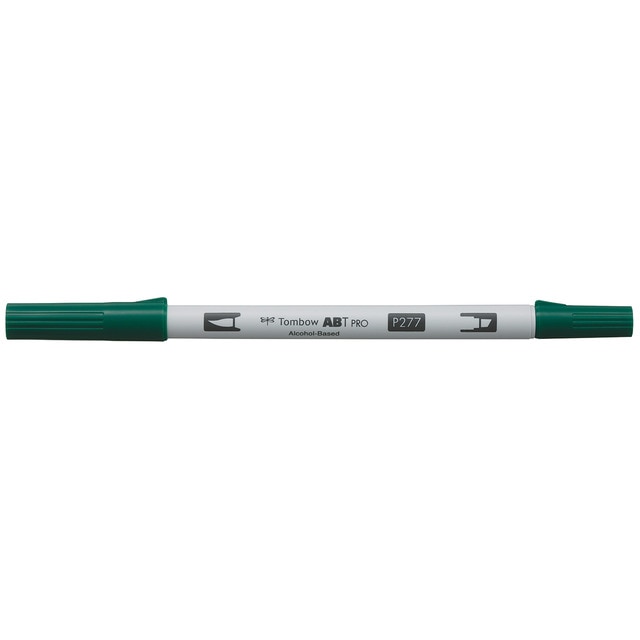 Rotulador Dual Brush ABT PRO Base Alcohol Doble Punta Tombow Dark Green 277.