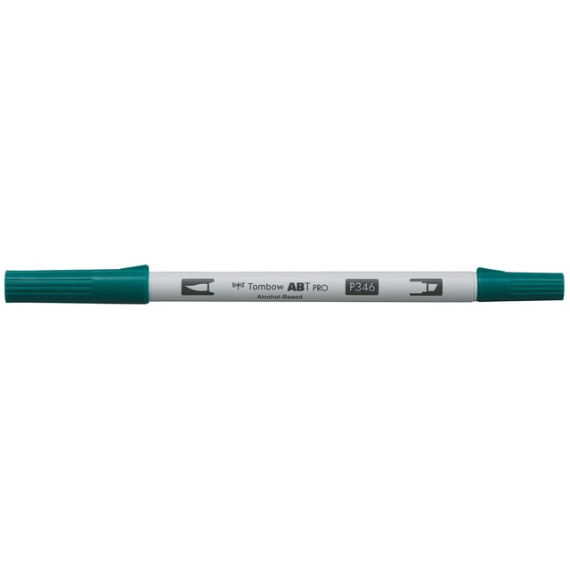 Rotulador Dual Brush ABT PRO Base Alcohol Doble Punta Tombow Sea Green 346.