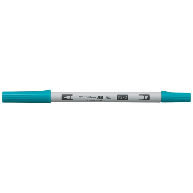 Rotulador Dual Brush ABT PRO Base Alcohol Doble Punta Tombow Sea Blue 373.