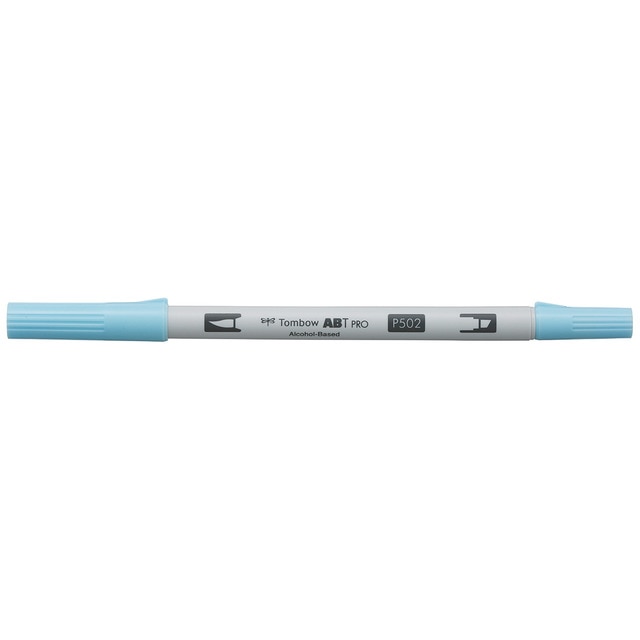 Rotulador Dual Brush ABT PRO Base Alcohol Doble Punta Tombow Arctic Blue 502.