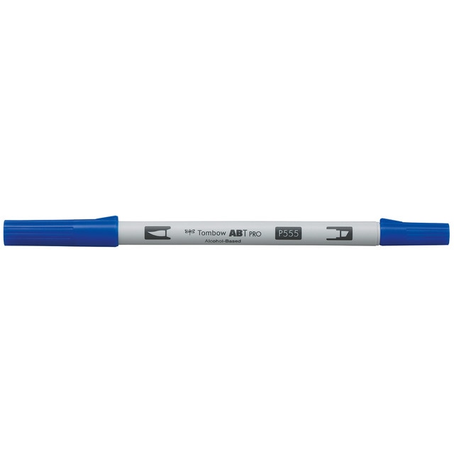 Rotulador Dual Brush ABT PRO Base Alcohol Doble Punta Tombow Ultramarine 555.