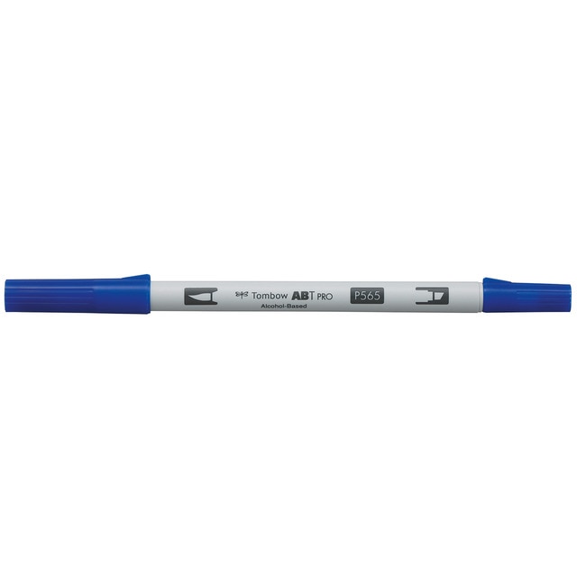 Rotulador Dual Brush ABT PRO Base Alcohol Doble Punta Tombow Deep Blue 565.