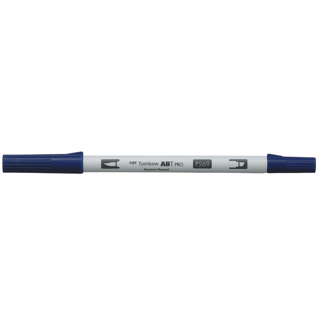 Rotulador Dual Brush ABT PRO Base Alcohol Doble Punta Tombow Jet Blue 569.