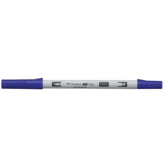 Rotulador Dual Brush ABT PRO Base Alcohol Doble Punta Tombow Violet 606.