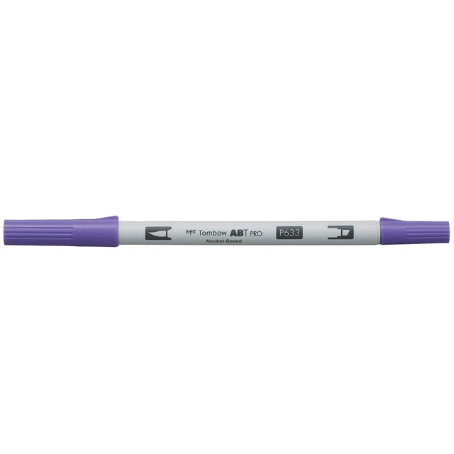 Rotulador Dual Brush ABT PRO Base Alcohol Doble Punta Tombow Deep Lavender 633.