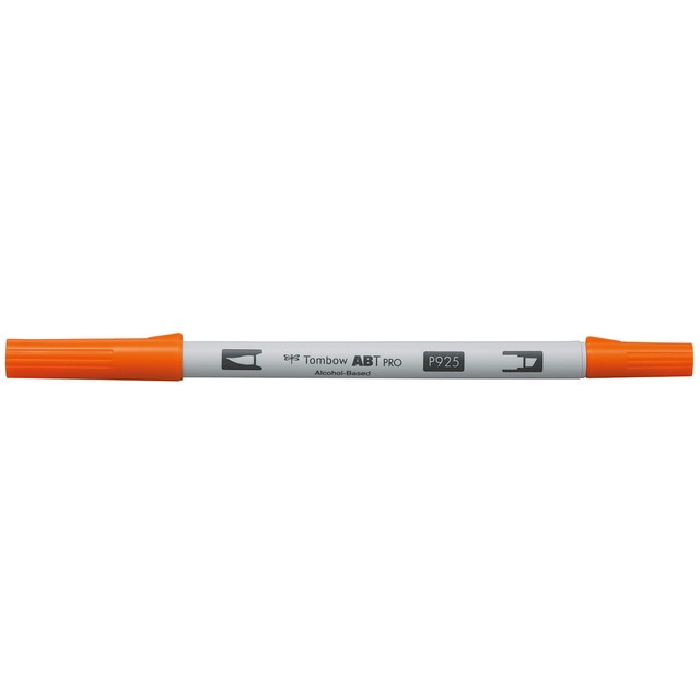 Rotulador Dual Brush ABT PRO Base Alcohol Doble Punta Tombow Scarlet 925.