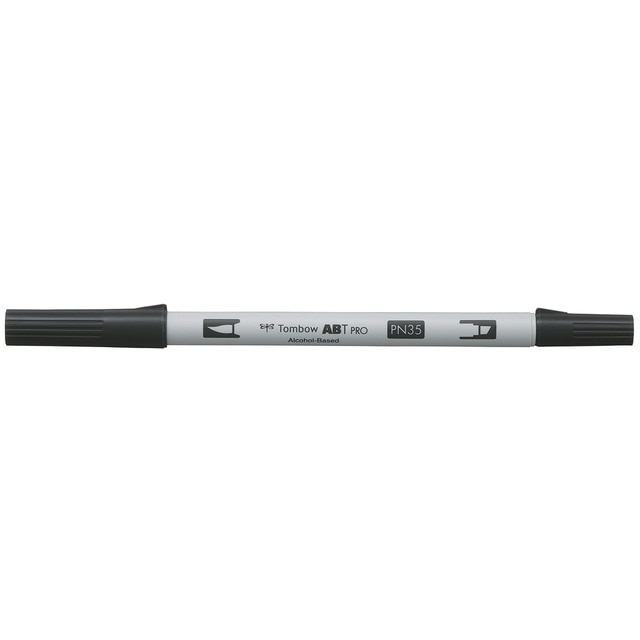 Rotulador Dual Brush ABT PRO Base Alcohol Doble Punta Tombow Cool Grey 12 N35.