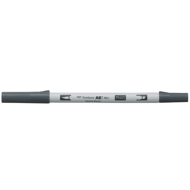 Rotulador Dual Brush ABT PRO Base Alcohol Doble Punta Tombow Cool Grey 10 N45.