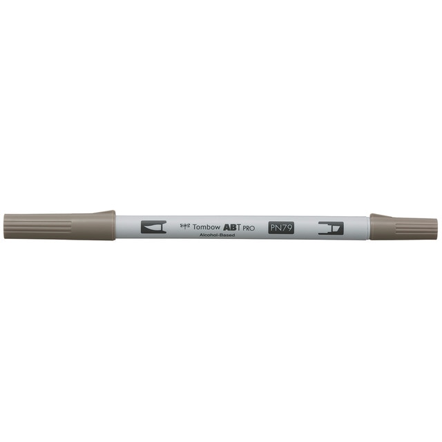 Rotulador Dual Brush ABT PRO Base Alcohol Doble Punta Tombow Warm Grey 2 N79.
