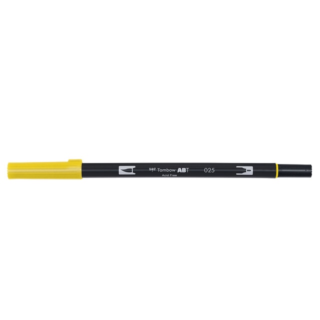 Rotulador Dual Brush ABT Doble Punta Acuarelable Tombow Light Orange 025.