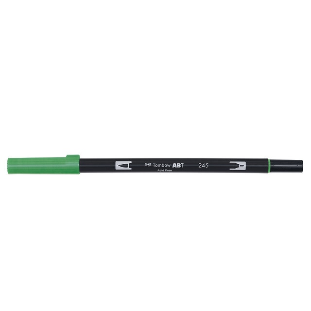 Rotulador Dual Brush ABT Doble Punta Acuarelable Tombow Sap Green 245.