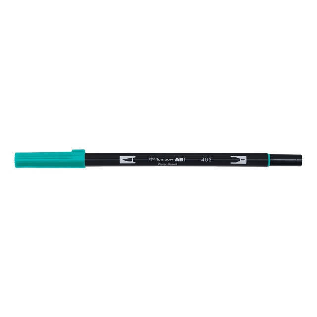 Rotulador Dual Brush ABT Doble Punta Acuarelable Tombow Bright Blue 403.