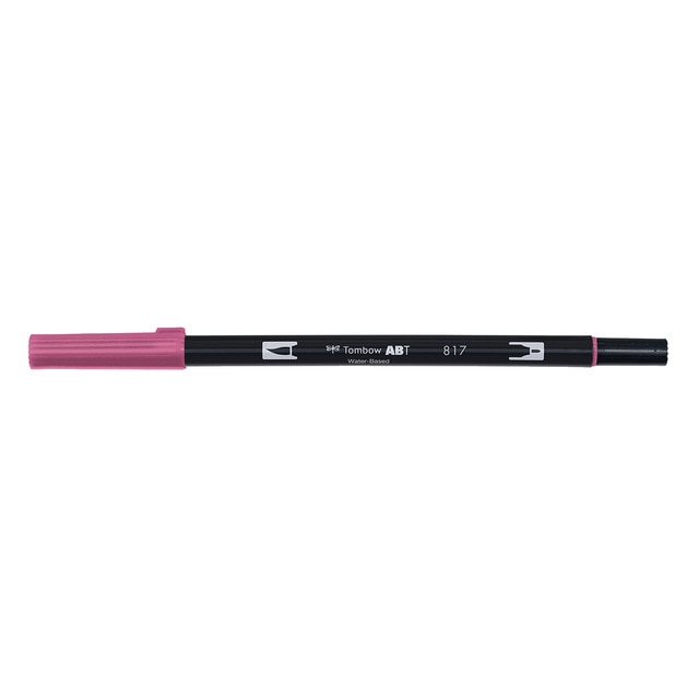 Rotulador Dual Brush ABT Doble Punta Acuarelable Tombow Mauve 817.