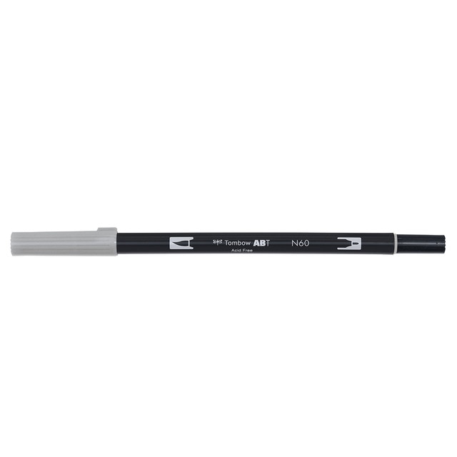 Rotulador Dual Brush ABT Doble Punta Acuarelable Tombow Cool Grey 6 N60.