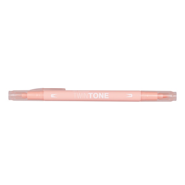 Rotulador Doble Punta TwinTone Base Agua Tombow Coral Pink 78.
