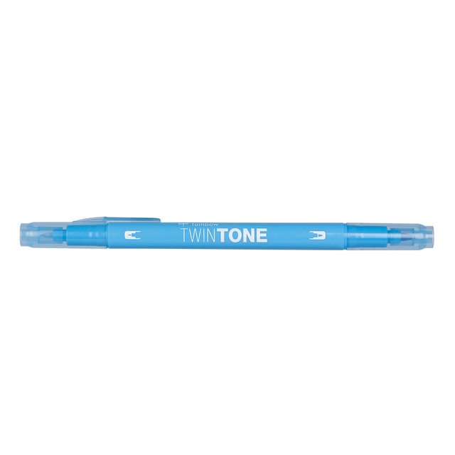 Rotulador Doble Punta TwinTone Base Agua Tombow Sax Blue 83.