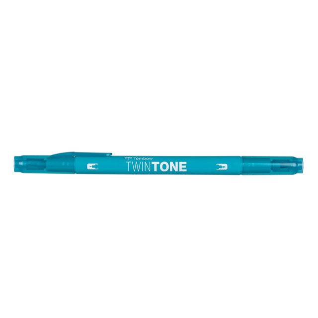 Rotulador Doble Punta TwinTone Base Agua Tombow Emerald Green 85.