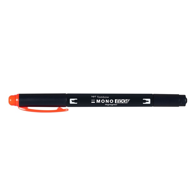 Rotulador Fluorescente MONO Edge Doble Punta Tombow Coral.