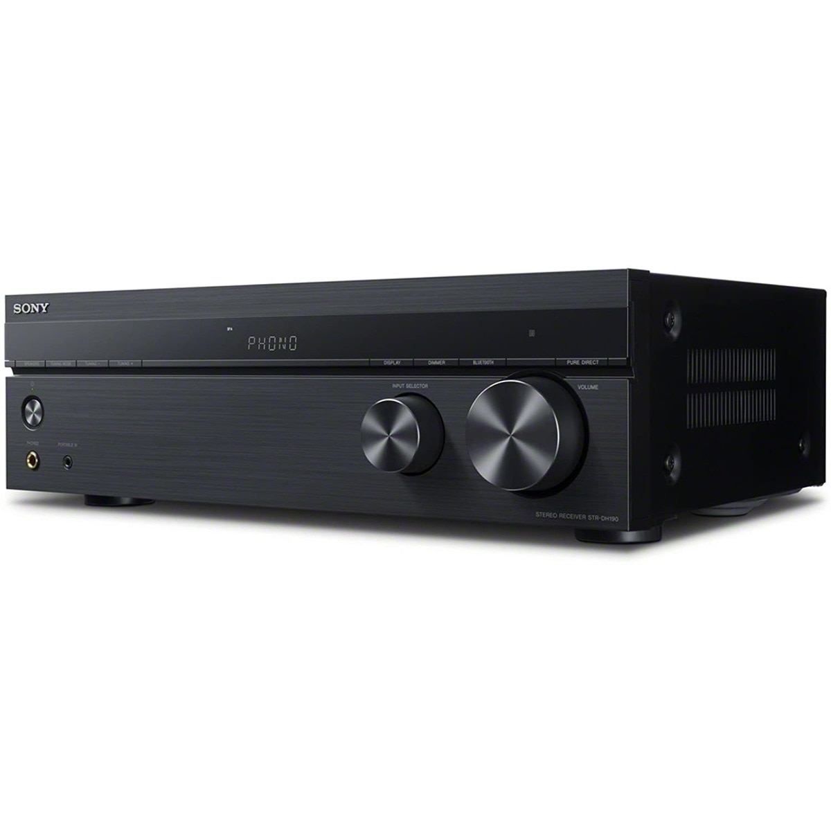 Recetor AV Estéreo Sony STR-DH190 com Entrada Phono e Conetividade 2.0 Bluetooth Preto-3