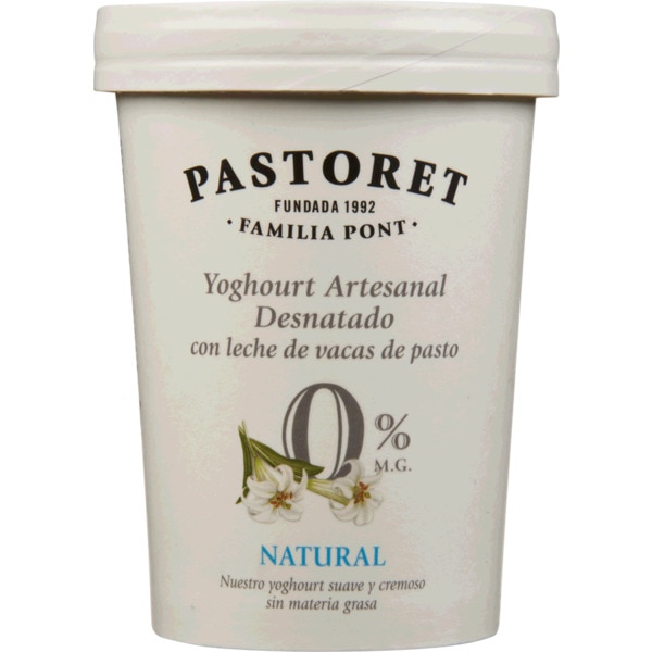 Iogurte Artesanal Natural 0% embalagem 500 g
