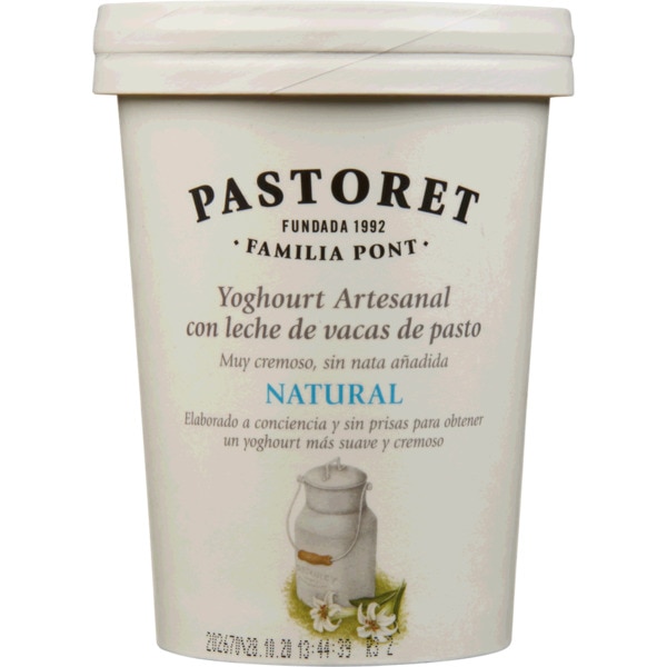 Iogurte Artesanal Natural embalagem 500 g