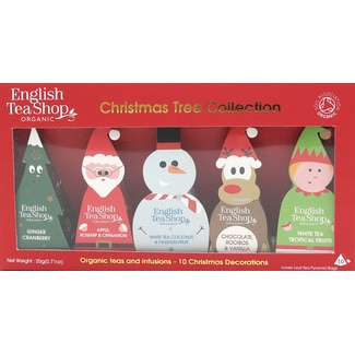English Tea Shop Chás Variados Prisma Colecção Árvore de Natal Biológico embalagem 10 unidades