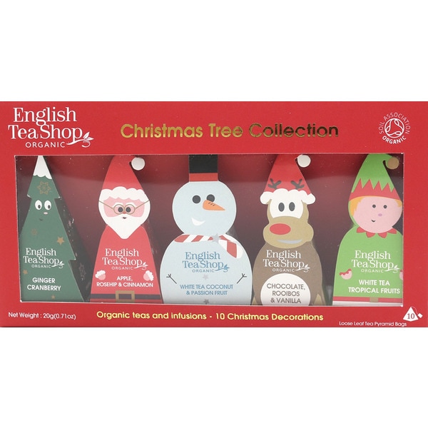 Chás Variados Prisma Colecção Árvore de Natal Biológico embalagem 10 unidades