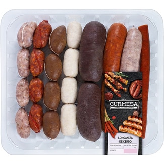 Surtido de barbacoa sin gluten peso aproximado GURMESA