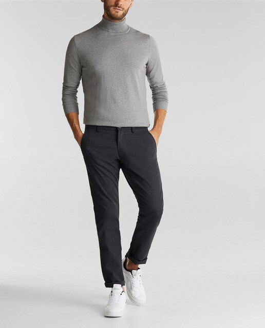 mens grey cashmere sweater