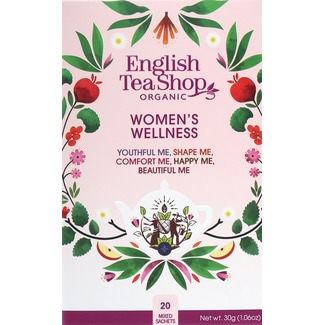 English Tea Shop Chá Women's Wellness Biológico embalagem 20 unidades