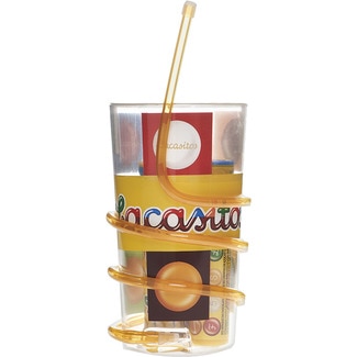 LACASITOS Schokoladendragées Pack 4 x 20 80 g im Becher mit Strohhalm