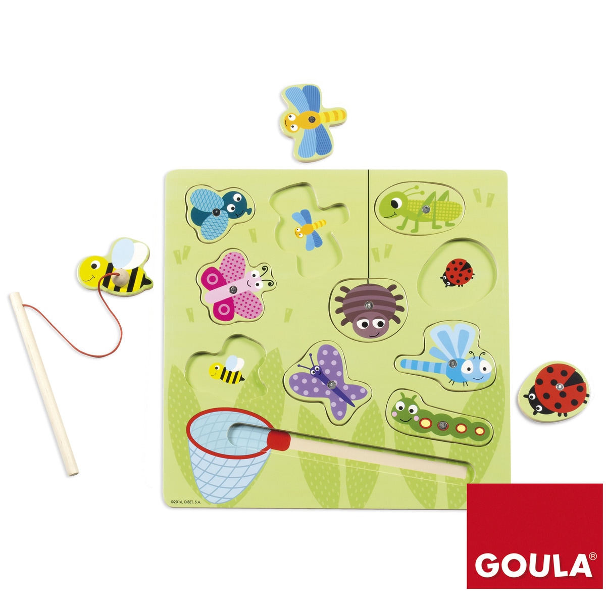 Imagem 0 de Puzzle Goula: Bichos Magnético Madeira