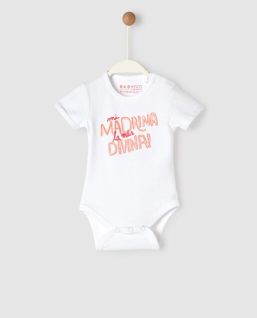 Body De Bebe Nina Blanco Corona Y Texto Children S Fashion El Corte Ingles