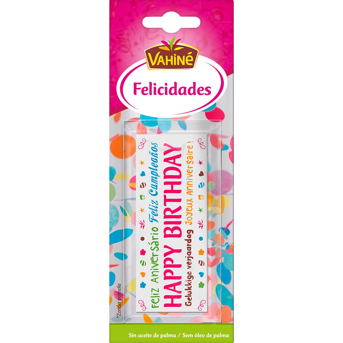 oblea de Felicidades para decoración de tartas