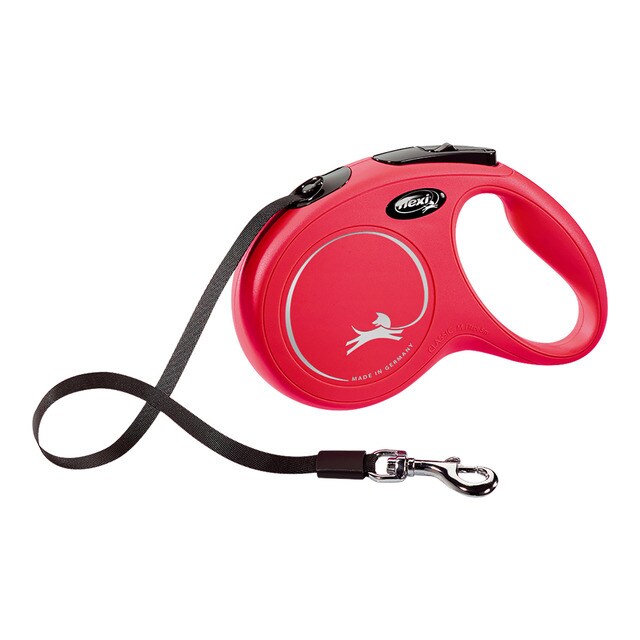 Flexi – Correa automática Flexi para perros New Classic. Rojo. Talla L