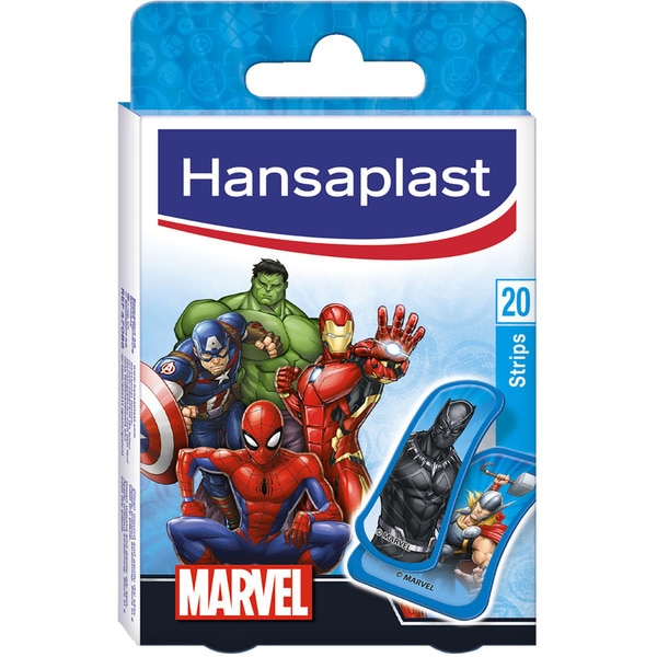 HANSAPLAST apósito diseños Marvel caja 20 unidades 