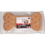 galleta para perros grandes 19 cm con cordero y arroz 2 unidades 70 g