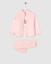 girls coral cardigan