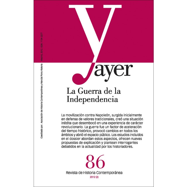GUERRA DE LA INDEPENDENCIA, LA: Ayer 86