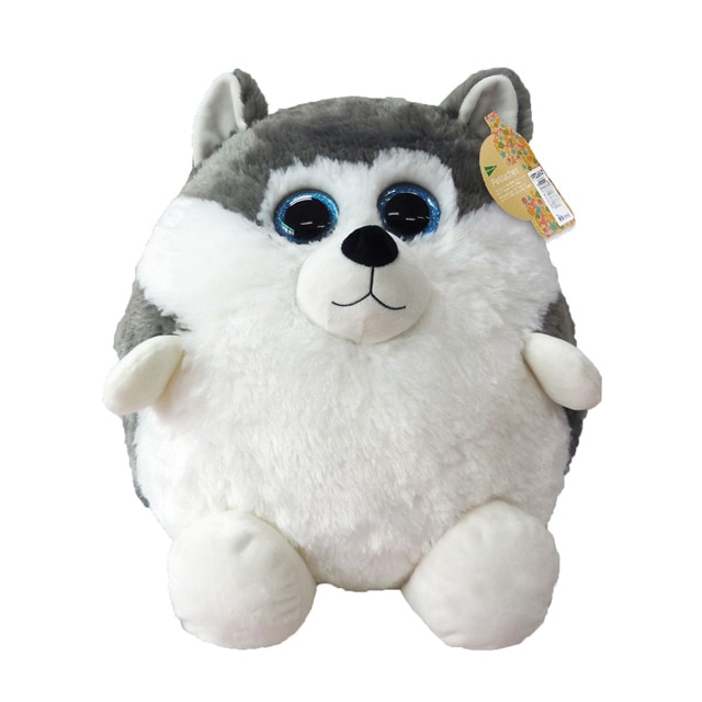 perro husky peluche