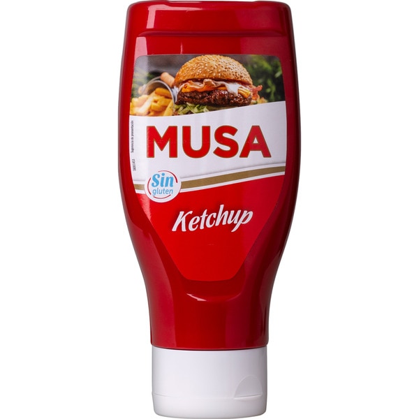 MUSA ketchup sin gluten bote 480 g