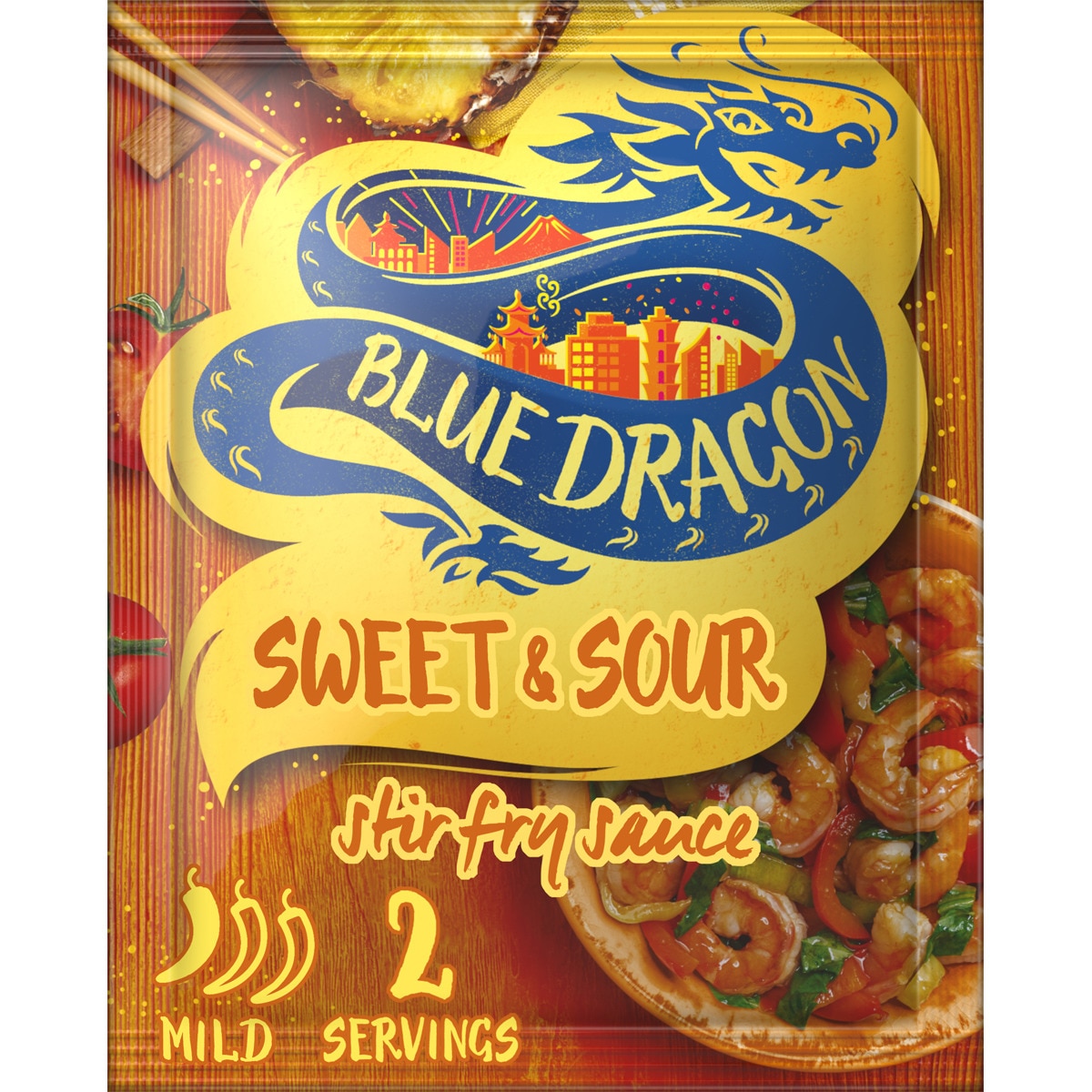 Sweet&sour wok sauce sachet 120 g · BLUE DRAGON · Supermercado El Corte